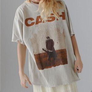 Johnny Cash I Walk The Line Urban Outfitters Oversized L/XL T-Shirt
